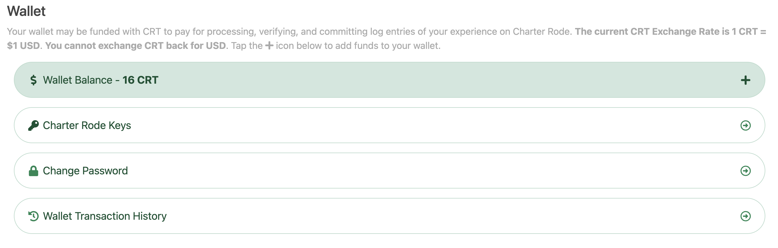 example Verified Sailor Wallet