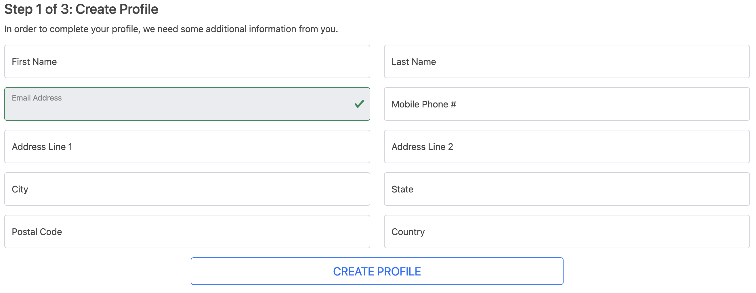 compete Verified Sailor Account Profile - step 1